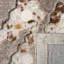 Tapis taupe en viscose / cuir / coton touffeté à la main Jarrell-65866758