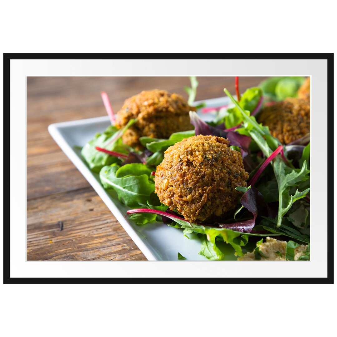 Fleischbällchen Gerahmter Fotokunstdruck