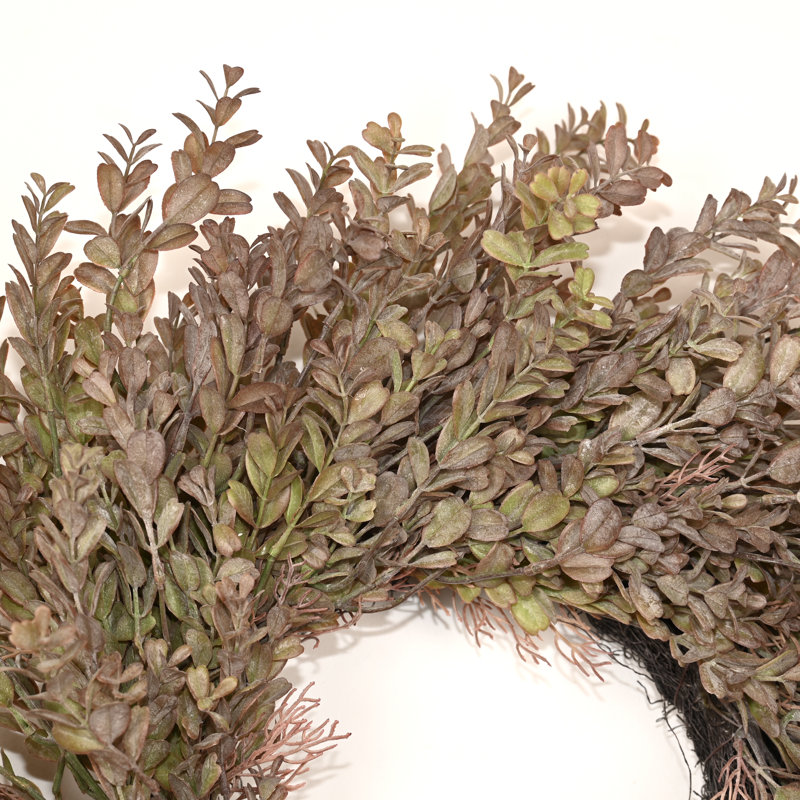 Couronne de porte 24 po, Brun