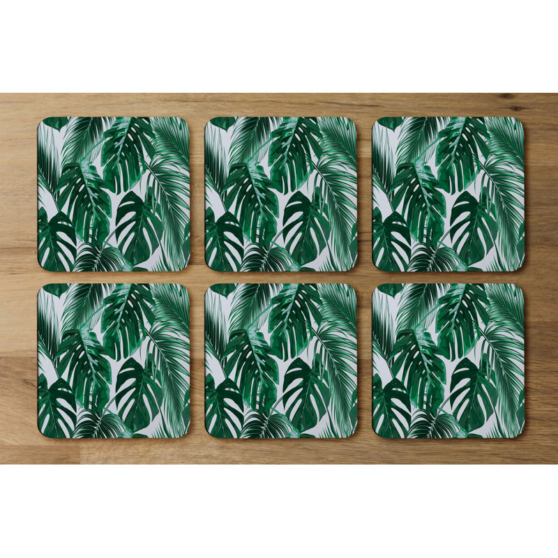 Square 6 Piece Coaster Set
