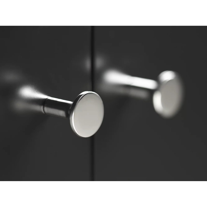 Purist Geometric Knob, Matte Black
