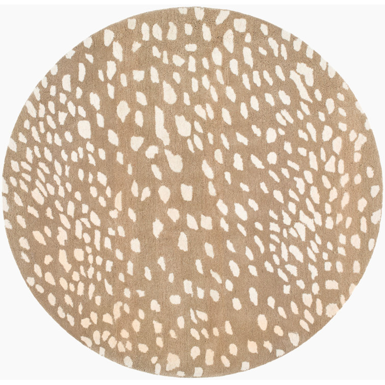 Jona Hand Tufted Wool Animal Print Indoor Rug