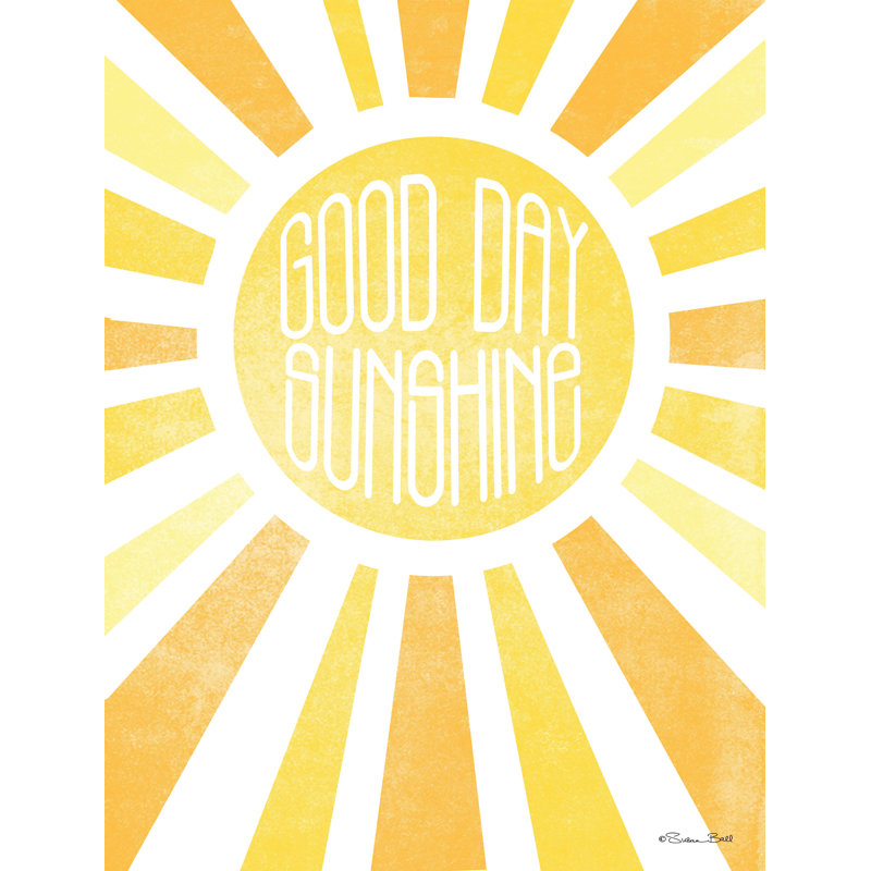 Good Day Sunshine - impression sur toile tendue, H 40 po x l 30 po