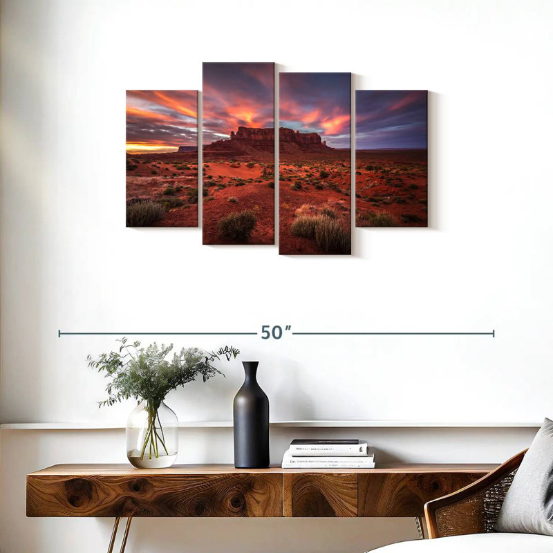 Alvord Sentinel Mesa At Sunset, 22" H x 36" W