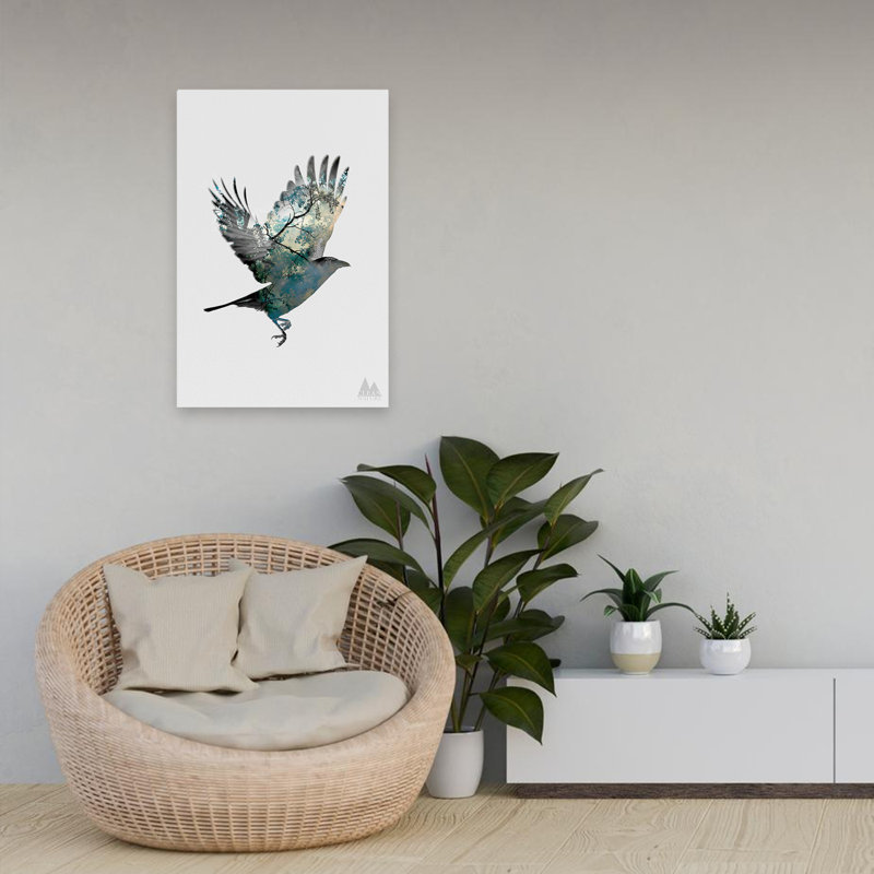 Oiseau - animaux, oiseaux, art, H 24 po x l 16 po