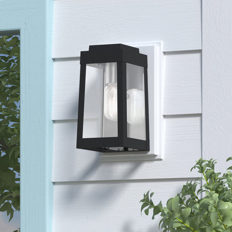 Antionetta Wall Light, 9.5" H x 5" W x 5" D, Black