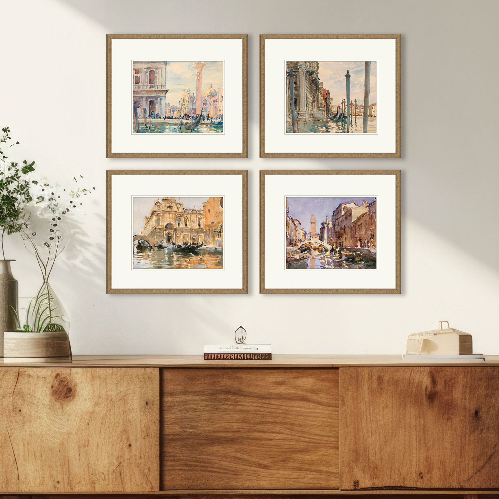 Sargent "Venice" 4-Piece Print Set