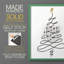 Arbre de Noël III, reproduction encadrée - bois massif-1382261998