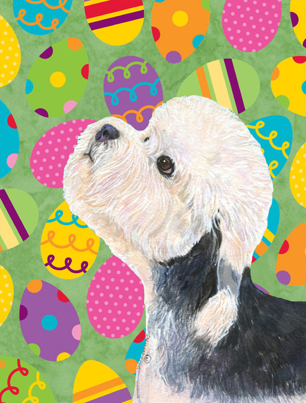 Drapeau de jardin Atara, Dandie Dinmont terrier