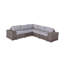 7-Piece Rattan Sectional Sofa Set With Cushions - Fully Assembled