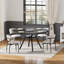 Round Metal Base Dining Table