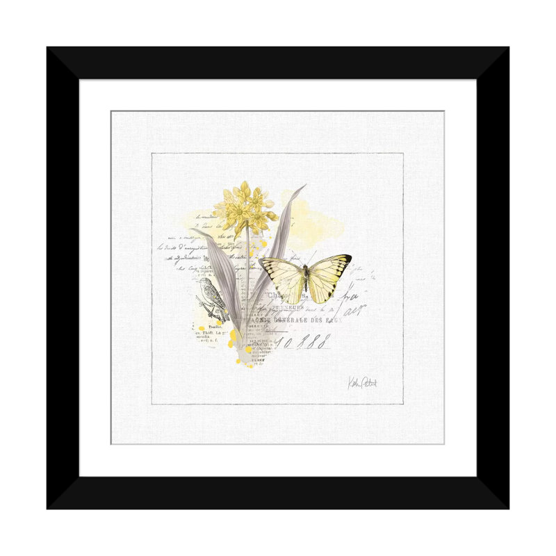 « ensoleillé day iii », reproduction d’impression sur toile tendue, H 26 po x l 26 po x P 1,5 po, Toile avec cadre noir