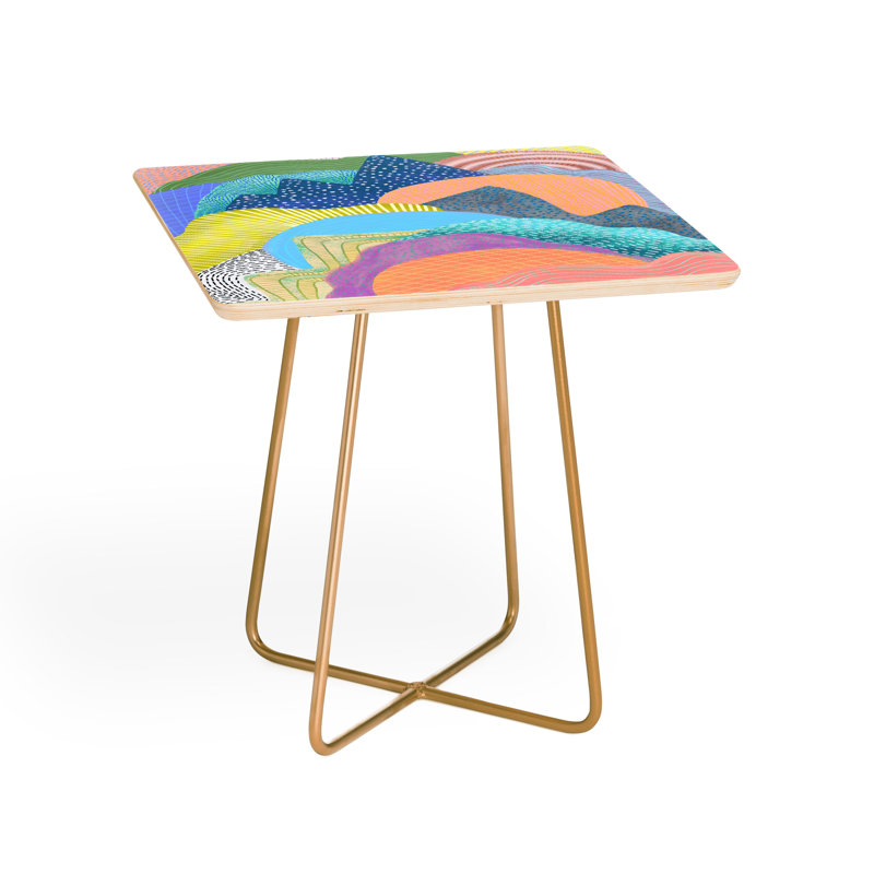 Table de bout à pieds croisés