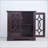 Red Sideboard with Tempered Glass Doors and Adjustable Shelf