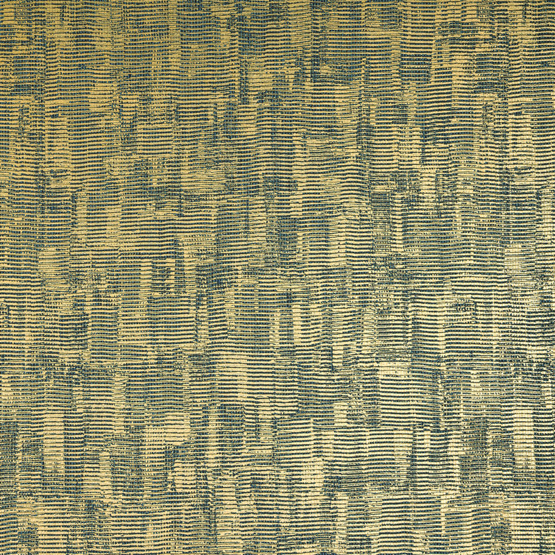 Rouleau de papier peint jacquard métallique Precious Collection, Vert/doré