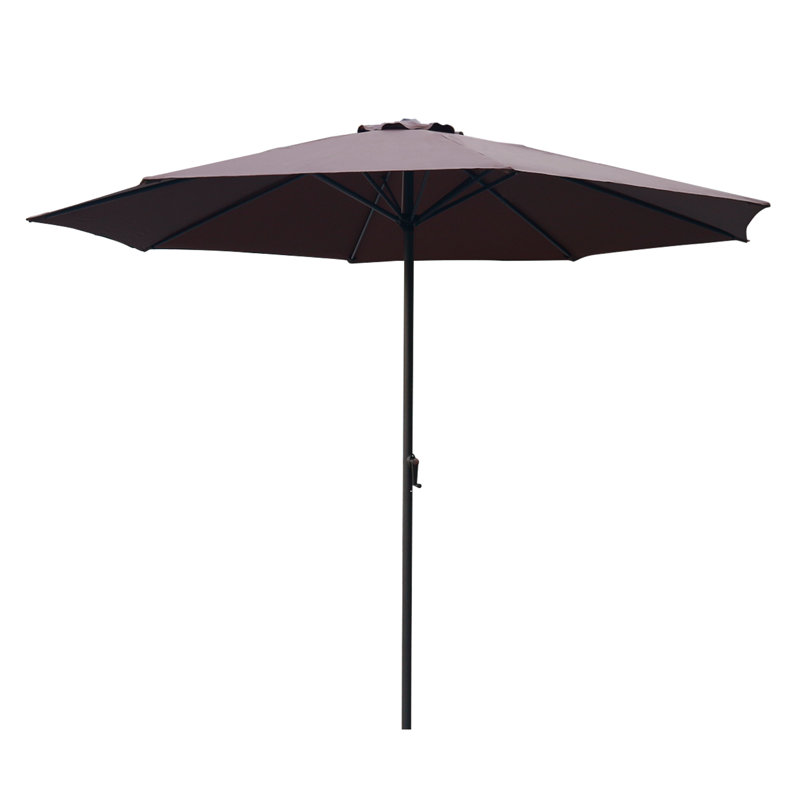 Alanys 300cm Beach Parasol, Brown