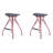 Belgr Upholstered Counter Stool with Metal Frame-466488762-466477369