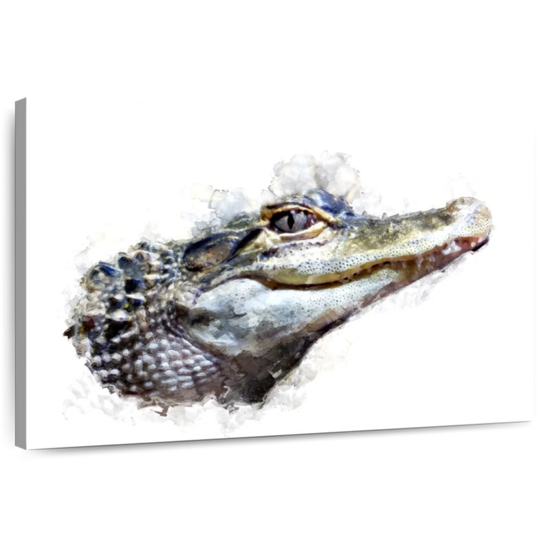 Crocodile Head, 34" H x 51" W