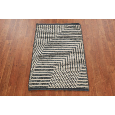 Striped Moroccan Modern Accent Rug 2x3
