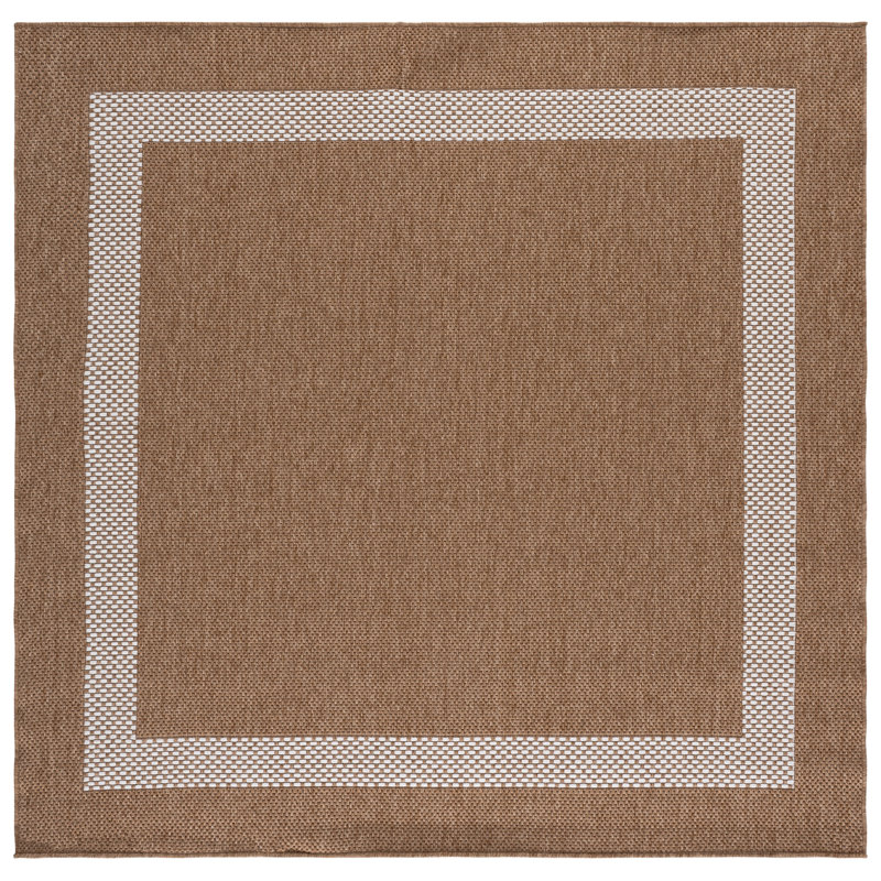 Sisal Performance 810 Geometric Indoor/Outdoor Rug, Square 6'7"