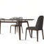 Table de salle à manger et chaises familiales modernes-106861384