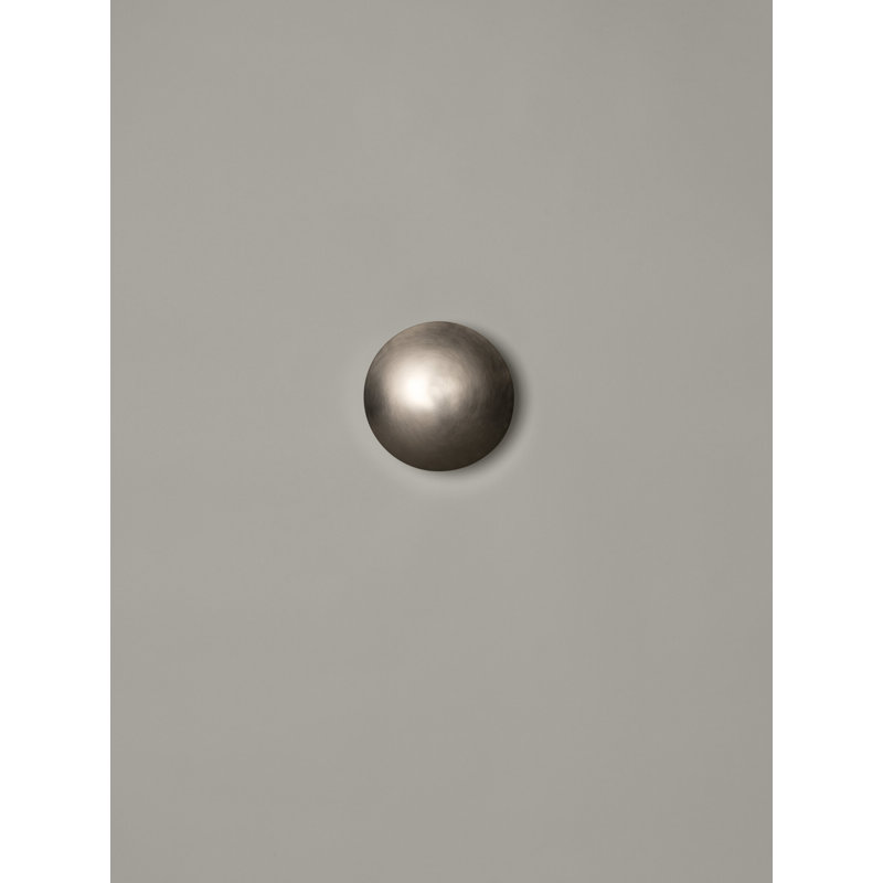 Nickel LED Wallchiere, 9.4"W x 9.4"H x 5.1"D