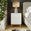 Taeshia 40cm W Manufactured Wood Bedside Table