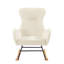 Chaise berçante en tissu Teddy