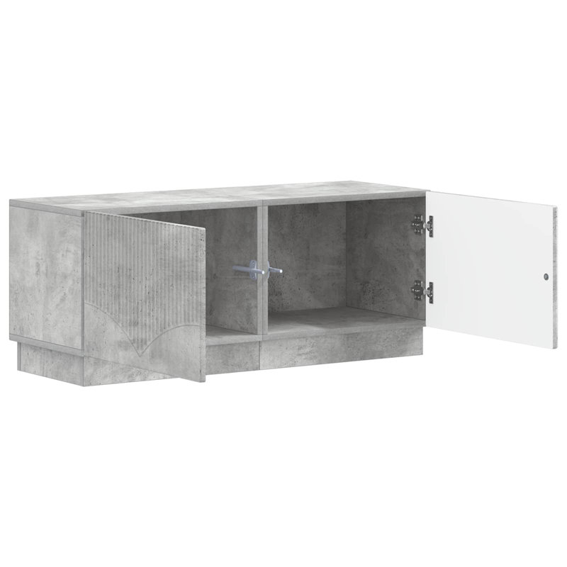 TV Stand for TVs up to 43", Concrete Grey