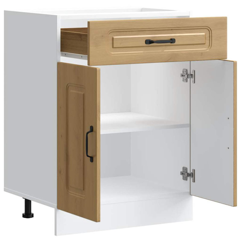 Kitchen Base Cabinet Kalmar Engineered Wood, Artisan Oak