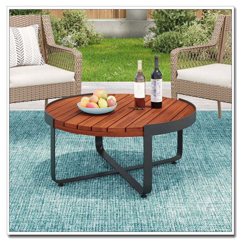 Table basse, Acajou