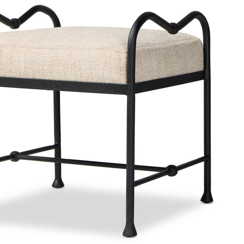 Leona Upholstered Accent Stool