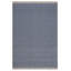Tapis rectangulaire bleu marine en jute / chenille tissé à la machine-1823642515