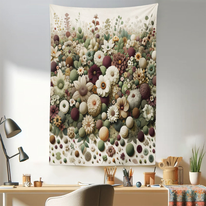 Tapisserie en microfibre, H 30 po x l 45 po
