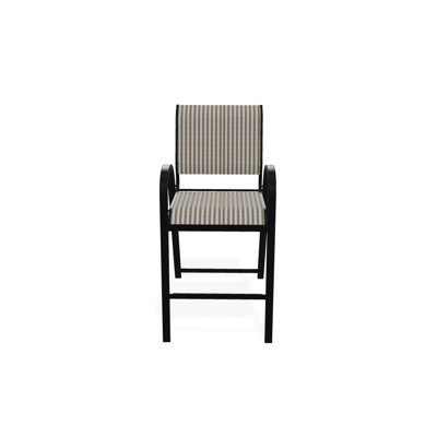 Holna Powder Coated Aluminum Outdoor 29'' Bar Stool