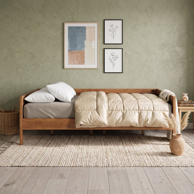 Wood Daybed Frame with Slat Support