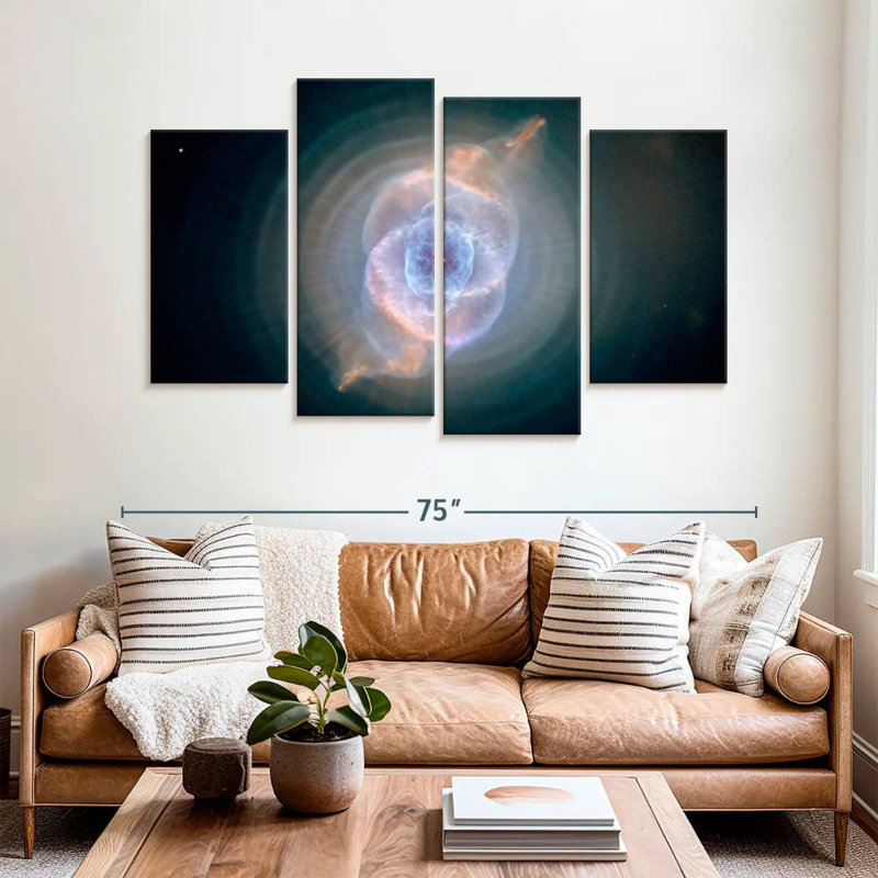 Oberle Cat's Eye Nebula, 42" H x 68" W
