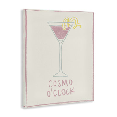 Minimal Cosmo O'Clock Canvas, design par Grace Popp