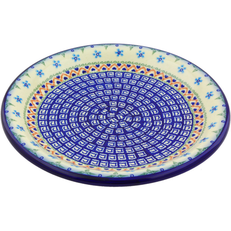 Polish Pottery 11" Stoneware Plate