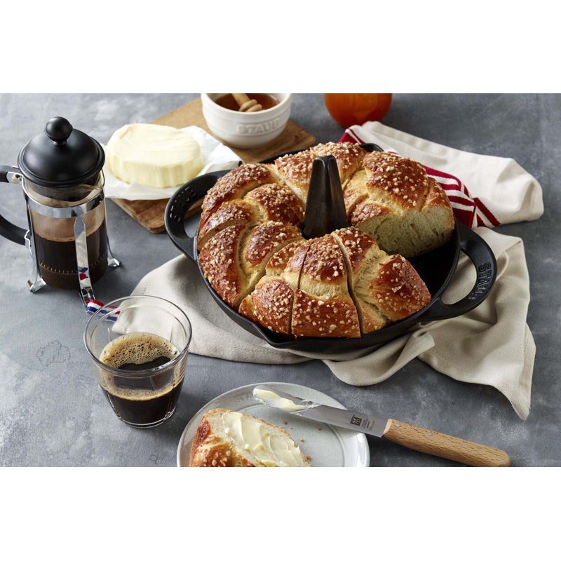 Staub 10.31" Cast Iron Vertical Chicken Roaster, Black Matte