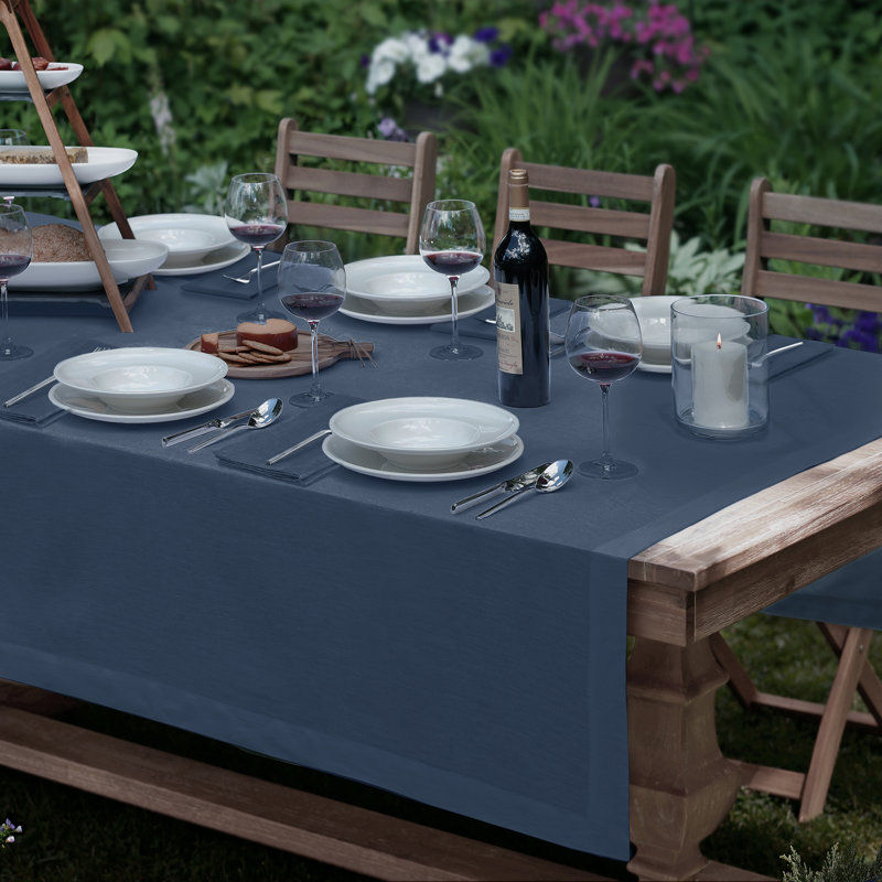 Nappe La Classica, Indigo, L 96 po x l 70 po