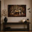 Art mural sur toile, "Ghost Witches Stirring Cauldron In Autumn Forest"-2015057631