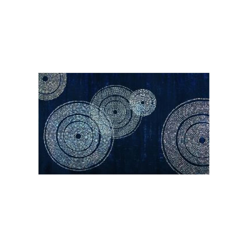 Sofia Fox " Brilliant In Blue " by Sofia Fox, 36" H x 60" W, Outdoor