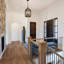 Luminaire suspendu rustique 4 lumières Farmhouse Chandelier