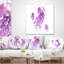 Aquarelle de méduse mauve - coussin imprimé animal-29516890-29516893