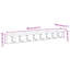 Wall-Mounted Coat Rack 80 X 10.5 X 10.5 Cm-1697027061