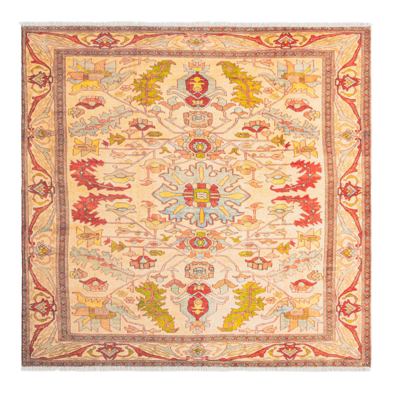 Rugs.com Farah Boutique Rug, Square 5'1"