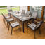 Ricards Rectangular Metal Extendable Outdoor Dining Table - 78 cm W 35.4 cm D-1460105156
