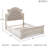 Mohn Upholstered Scalloped Bed-700992533