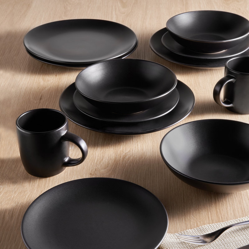 Satterlee 16 Piece Dinnerware Set, Service for 4